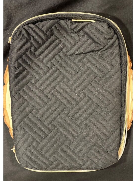 Bagsmart Handbags - Bagsmart Quilted Black Travel Pouch Phone Cords or Makeup Brush Holder